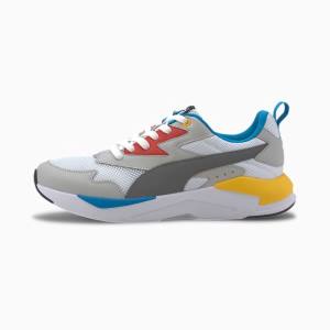 Adidași Puma X-Ray Lite Dama Albi Gri Albastri | PM653URK