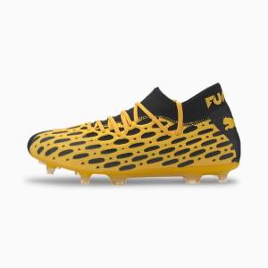 Ghete Fotbal Puma FUTURE 5.2 NETFIT FG/AG Barbati Galbeni Negrii | PM167DWJ