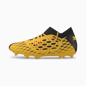 Ghete Fotbal Puma FUTURE 5.3 NETFIT FG/AG Barbati Galbeni Negrii | PM180NXB