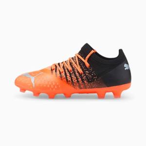 Ghete Fotbal Puma FUTURE Z 2.3 HG Barbati Portocalii Argintii Negrii | PM052GSX