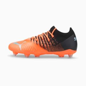 Ghete Fotbal Puma FUTURE Z 2.3 MxSG Barbati Portocalii Argintii Negrii | PM316SHA