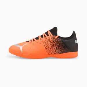 Ghete Fotbal Puma FUTURE Z 4.3 IT Barbati Portocalii Argintii Negrii | PM641DTE