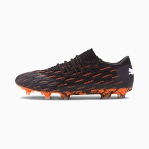 Ghete Fotbal Puma Future 6.1 NETFIT Low FG/AG Barbati Negrii Albi Portocalii | PM985YDN