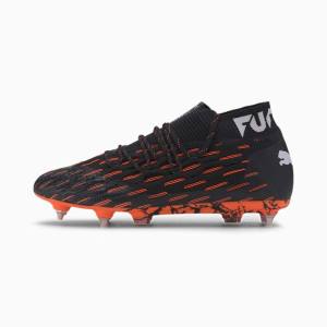 Ghete Fotbal Puma Future 6.1 NETFIT MxSG Barbati Negrii Albi Portocalii | PM094RMJ