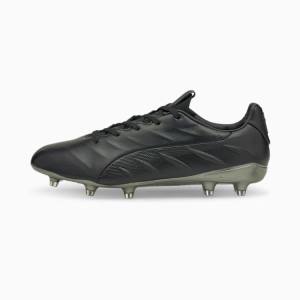 Ghete Fotbal Puma KING Platinum 21 FG/AG Barbati Negrii | PM078CUE