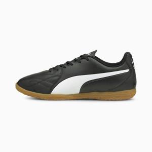 Ghete Fotbal Puma King Hero 21 IT Barbati Negrii Albi | PM487KQG