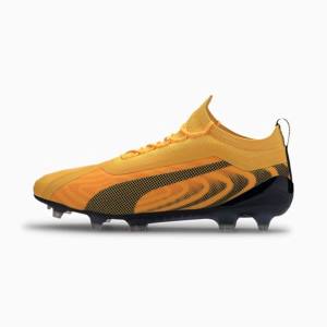 Ghete Fotbal Puma PUMA ONE 20.1 FG/AG Barbati Galbeni Negrii Portocalii | PM693LBC