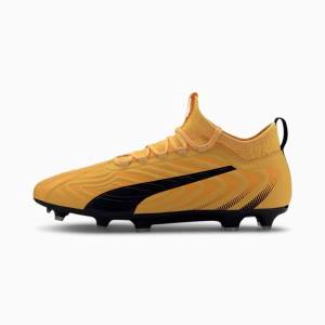 Ghete Fotbal Puma PUMA ONE 20.3 FG/AG Barbati Galbeni Negrii Portocalii | PM219CKX