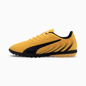 Ghete Fotbal Puma PUMA ONE 20.4 TT Barbati Galbeni Negrii Portocalii | PM024MDC