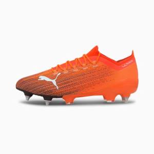 Ghete Fotbal Puma ULTRA 1.1 MxSG Barbati Portocalii Negrii | PM365FRO