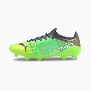 Ghete Fotbal Puma ULTRA 1.3 FG/AG Barbati Verzi Turcoaz Deschis | PM952YTG