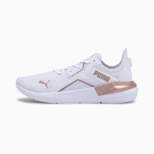 Pantofi Sport Puma Platinum Metallic Dama Albi Roz Aurii | PM170LKR